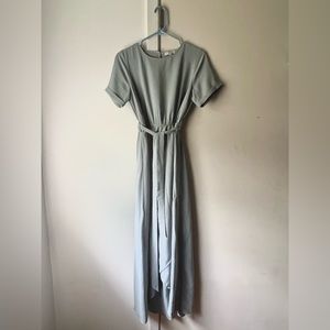 Fehrnvi Ester Midi Dress in Subdued Blue